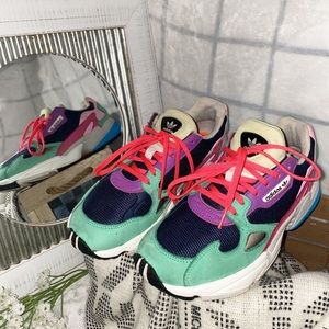 Adidas “Falcons” multi color